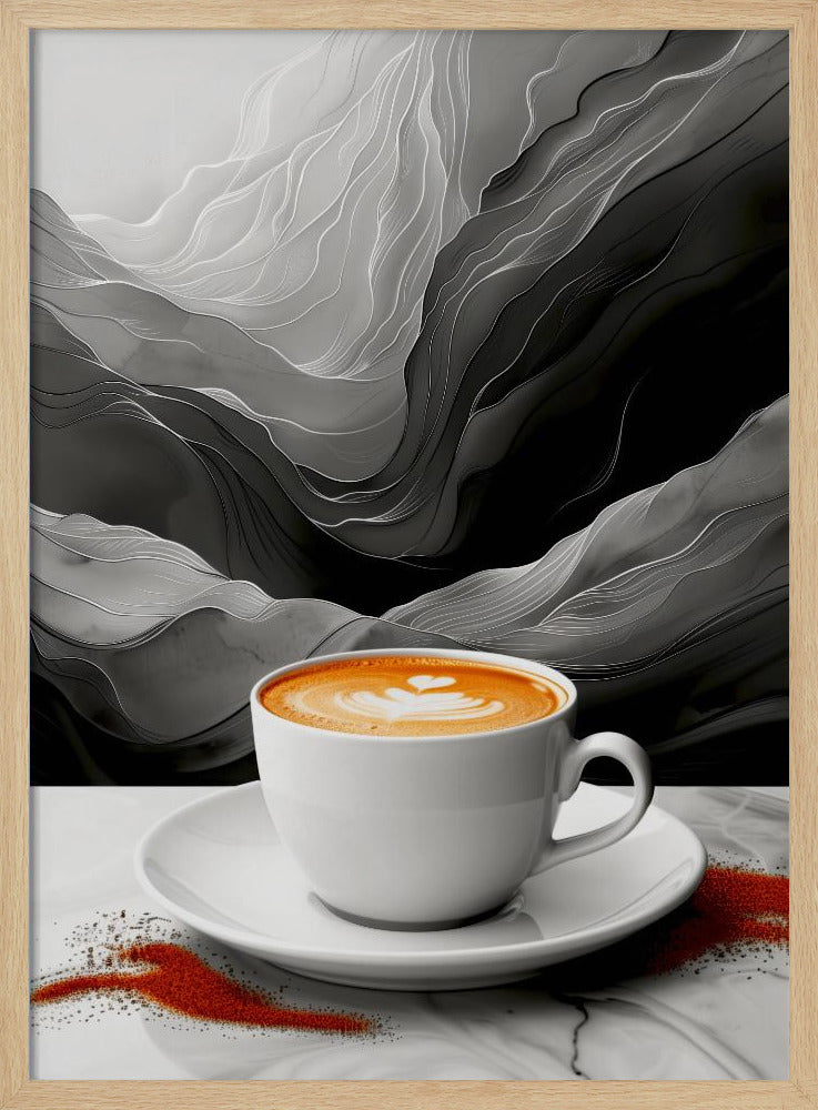 I Love Coffee Food Illustration Art (14) | Poster