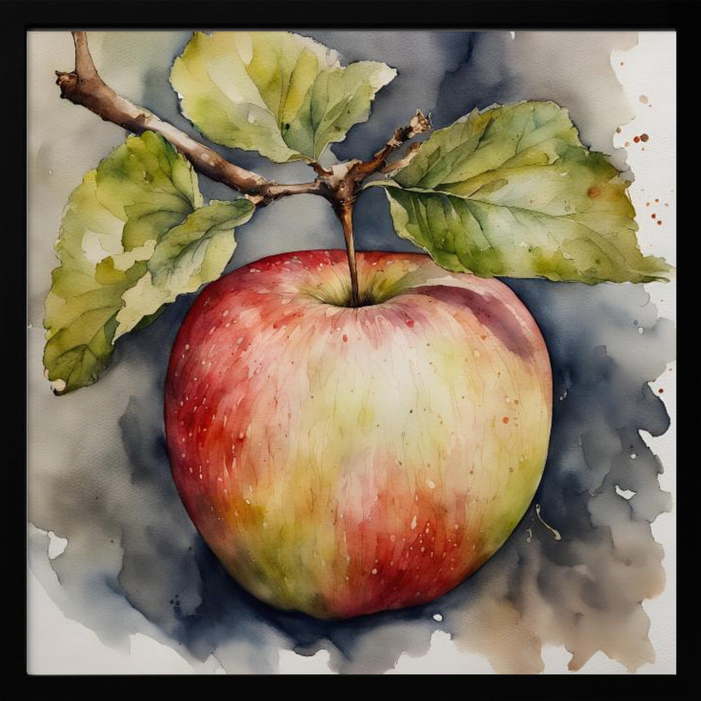 Apfel, Aquarell | Poster