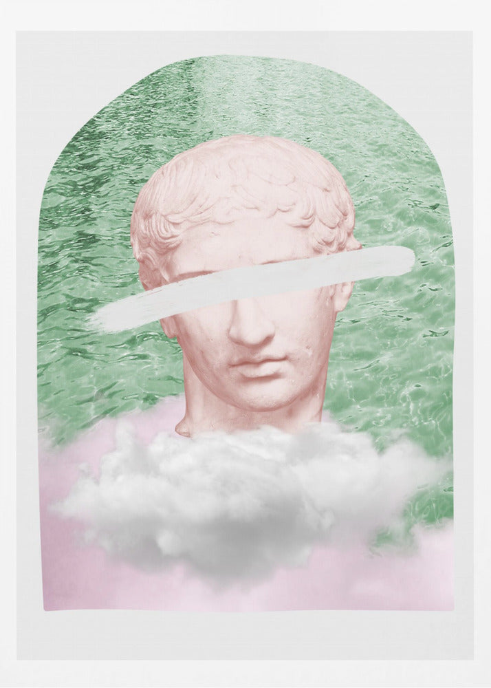 Forntida staty, surrealistisk, Ratio2x3 | Poster