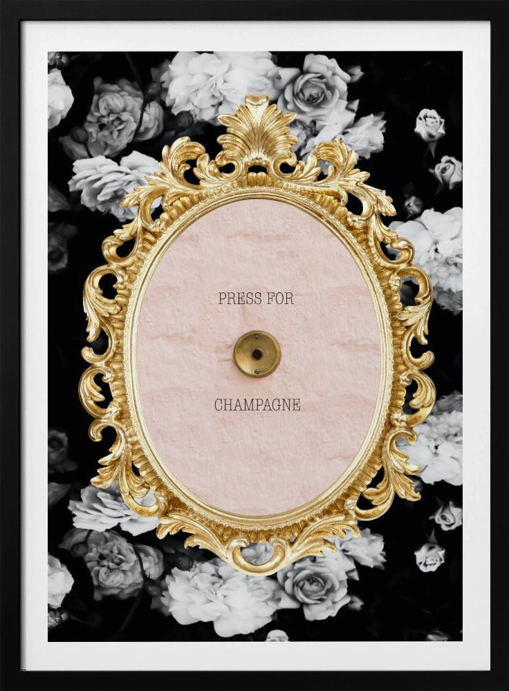 Champagnemörkblommig Ratio2x3 | Poster