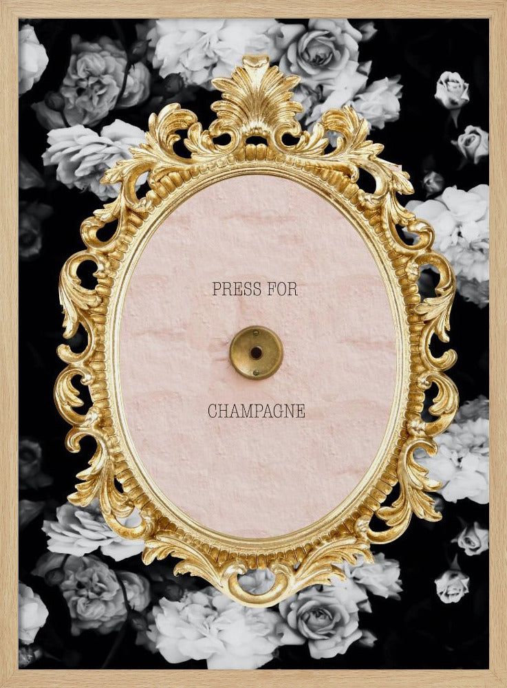 Champagnemörkblommig Ratio2x3 | Poster