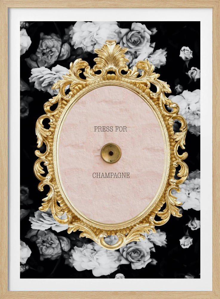 Champagnemörkblommig Ratio2x3 | Poster