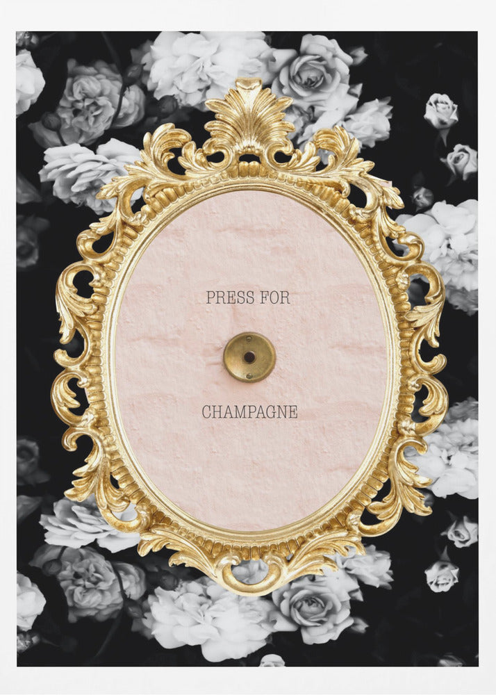 Champagnemörkblommig Ratio2x3 | Poster