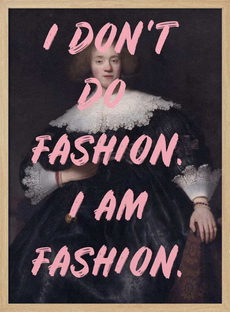 Iamfashionii Ratioiso | Affisch