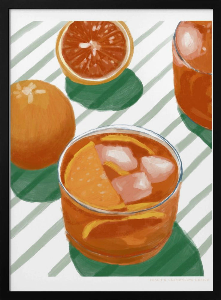 Pandc Cocktailandstripes Exemplar 2 | Affisch