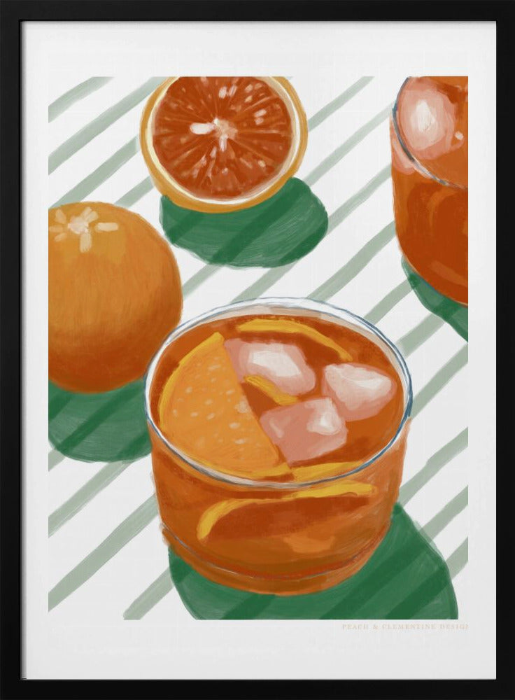 Pandc Cocktailandstripes Exemplar 2 | Affisch