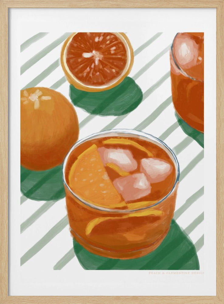 Pandc Cocktailandstripes Exemplar 2 | Affisch