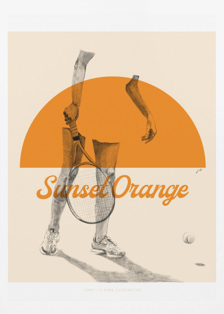 Solnedgång Orange | Poster