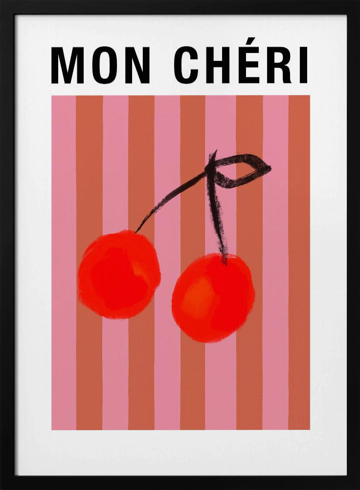 Gestreifte Kirschen Ratioiso | Poster