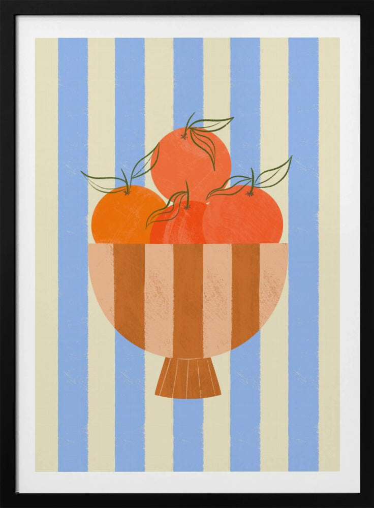 Schale mit Orangen | Poster