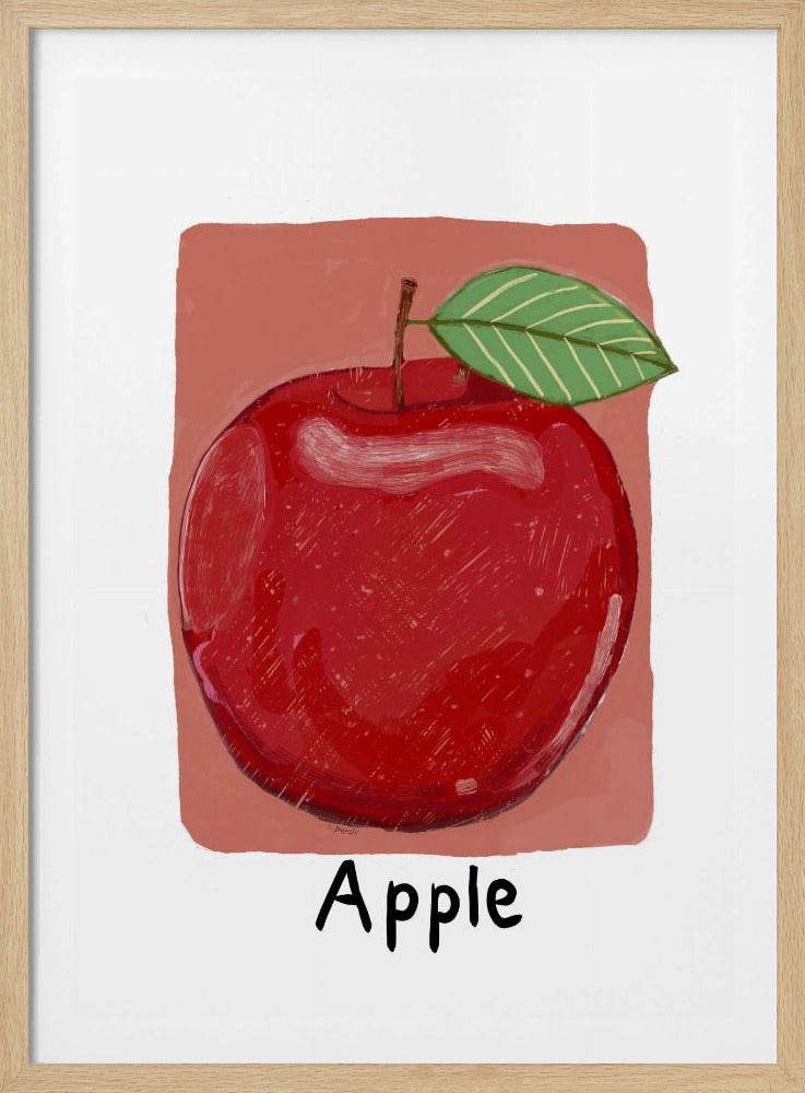 Rött äpple | Poster