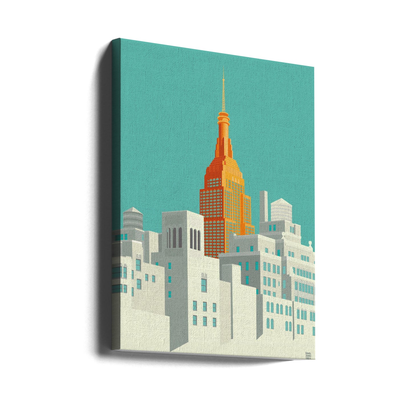 New Yorkin näkymä ylängöltä | Canvastaulut
