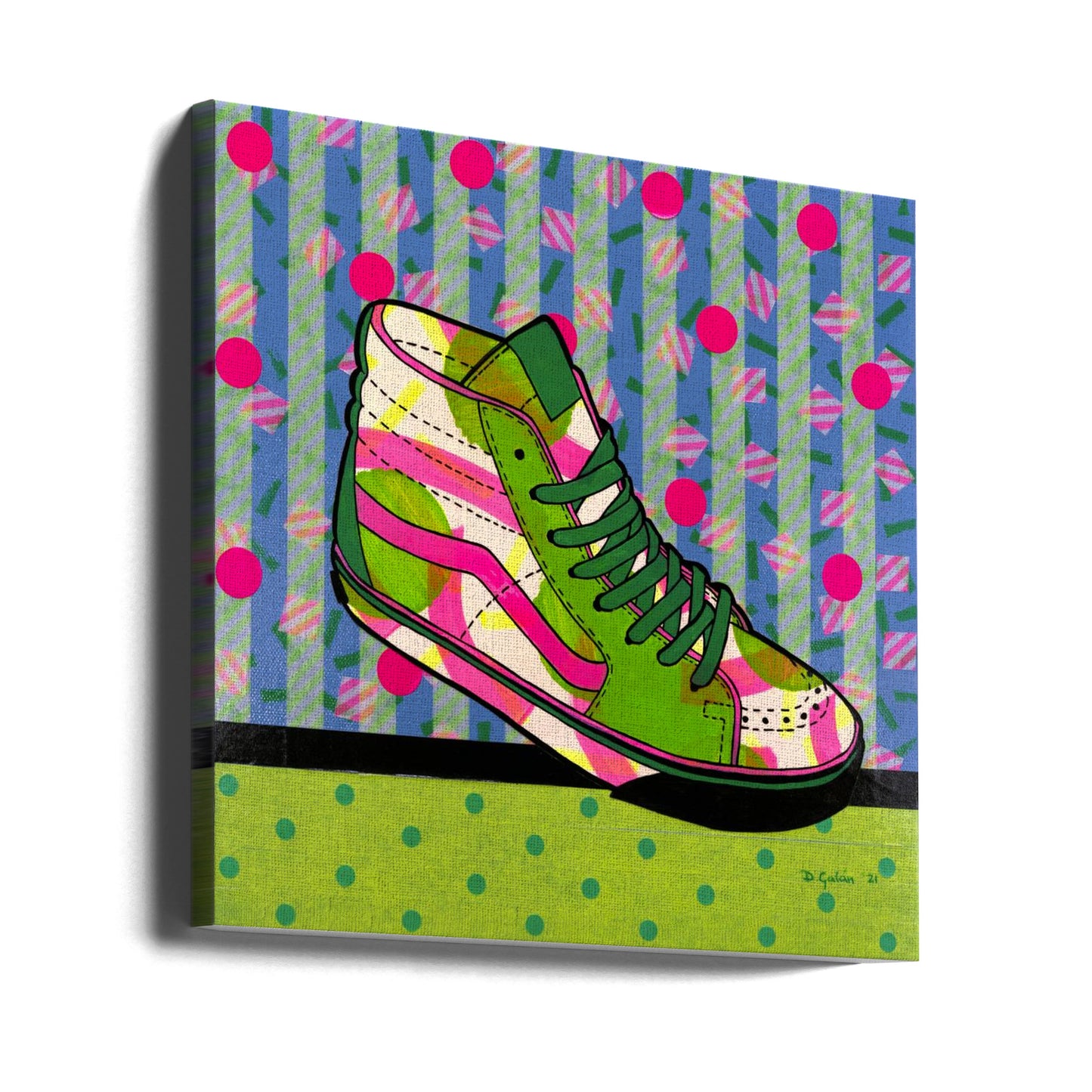 Fantaisie Verte | Tableaux sur Toile