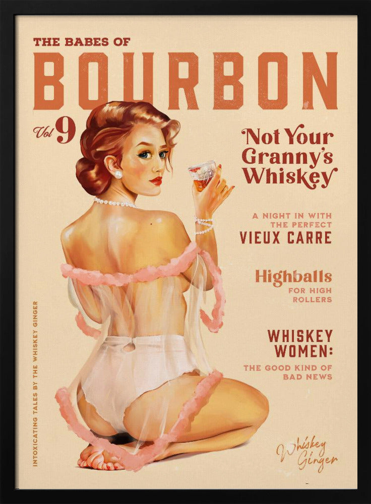 Babes of Bourbon Vol 9 Vintage Whiskey Pinup | Poster