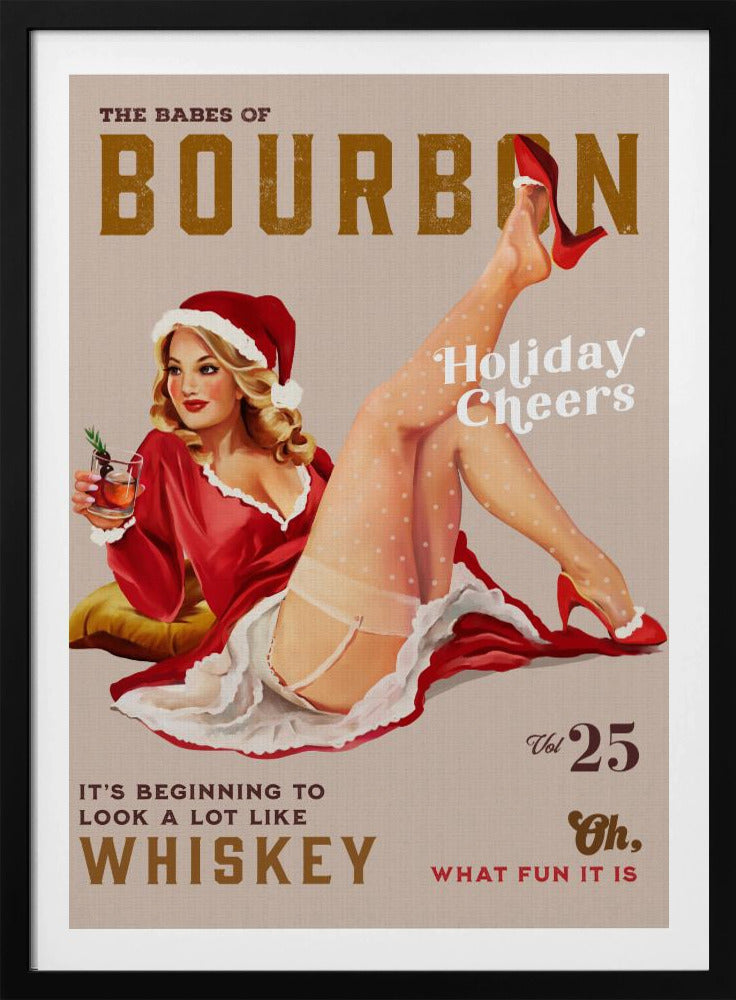 Babes of Bourbon Vol 25 Julstämning Pinup | Poster
