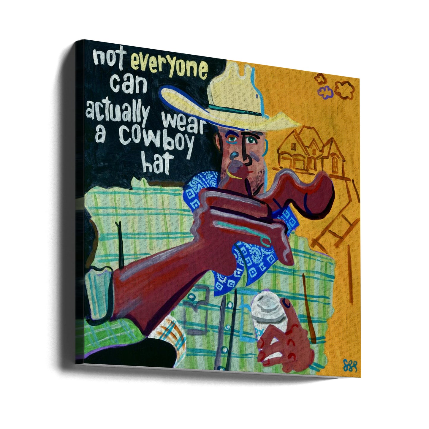 Inte alla kan faktiskt bära en cowboyhatt | Canvas