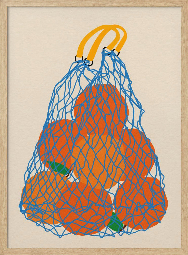 Orangen im Netzbeutel Update 24 | Poster