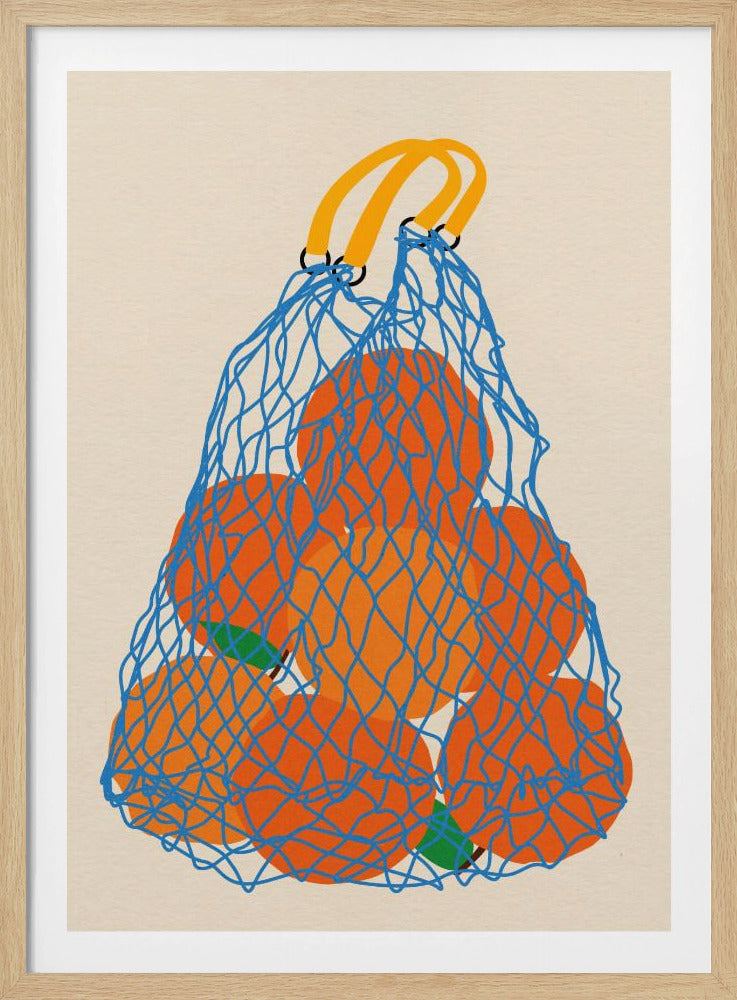Orangen im Netzbeutel Update 24 | Poster