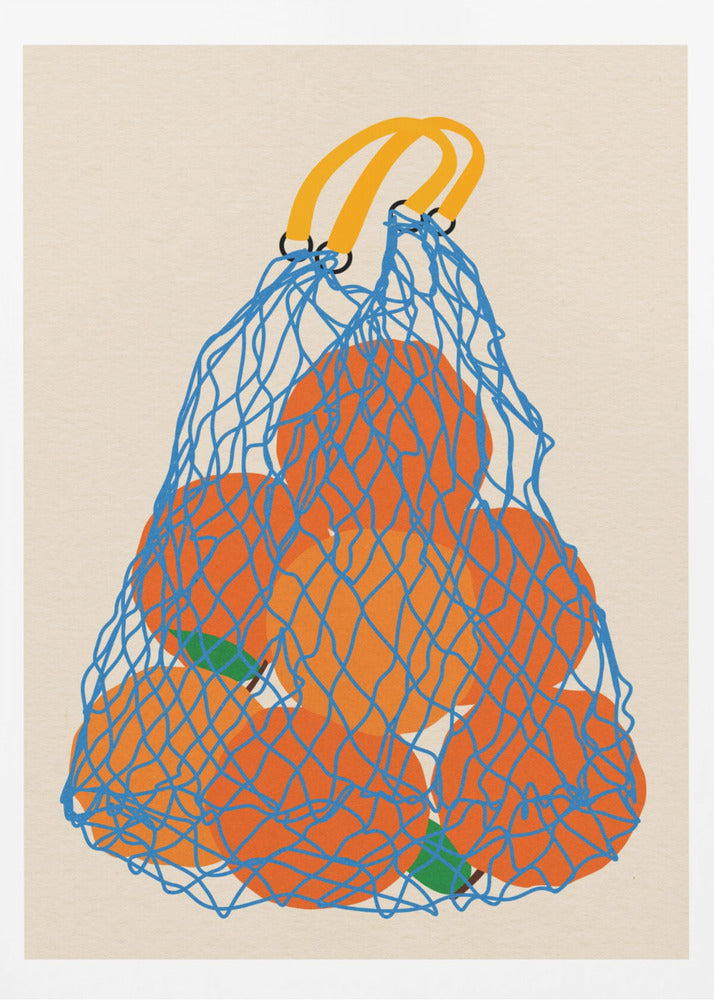Orangen im Netzbeutel Update 24 | Poster