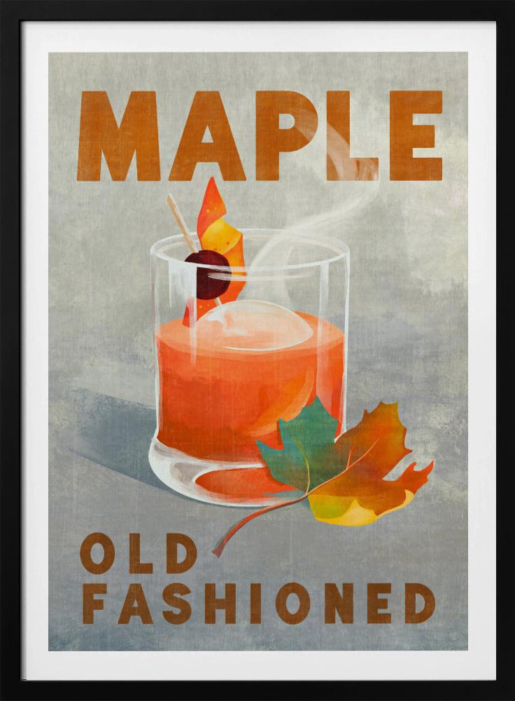 Lönn gammaldags cocktail | Poster