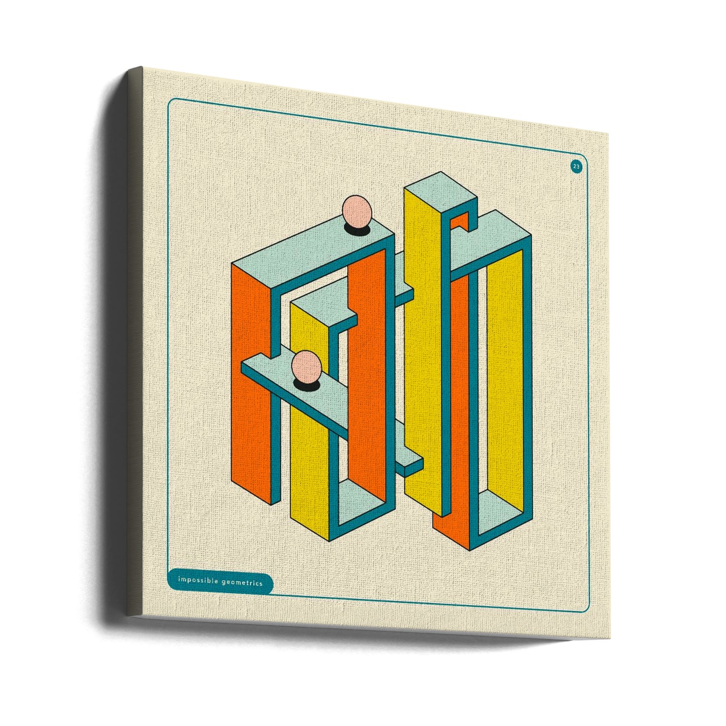 Omöjliga geometrier 23 | Canvas