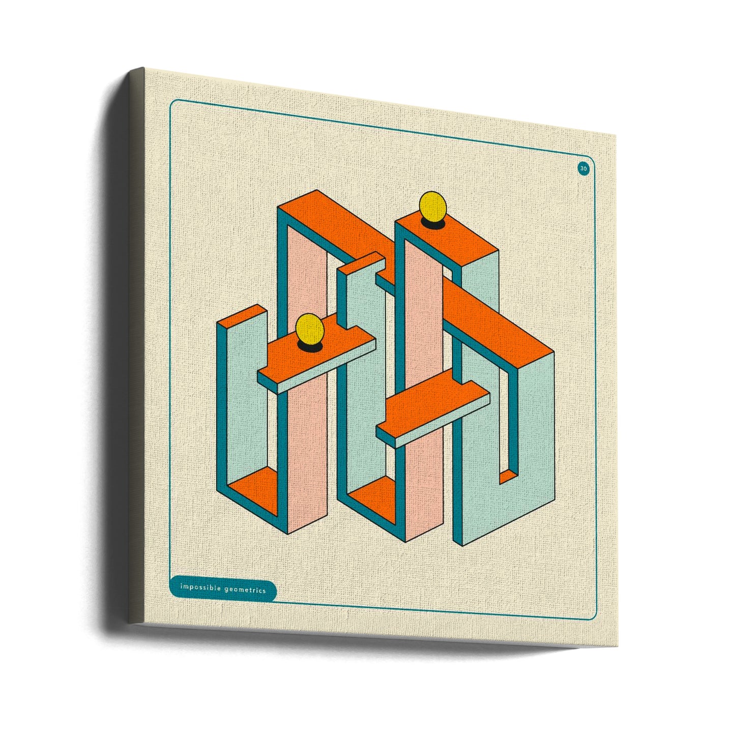 Omöjliga geometrier 30 | Canvas