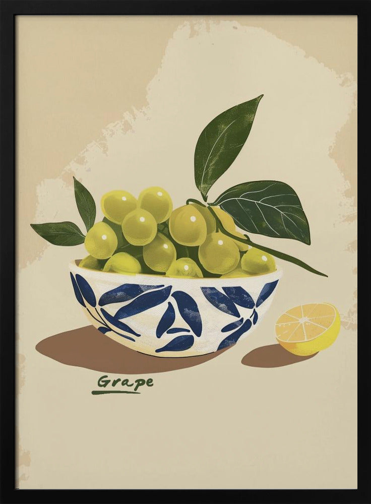 Skål med druvor | Poster