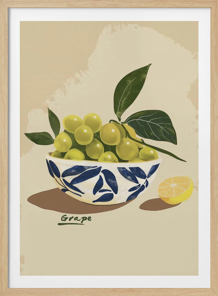 Skål med druvor | Poster
