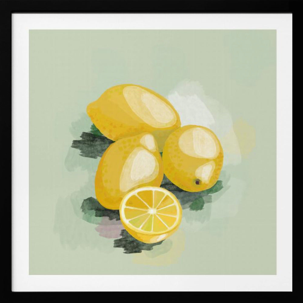 Three and a half lemons | Poster