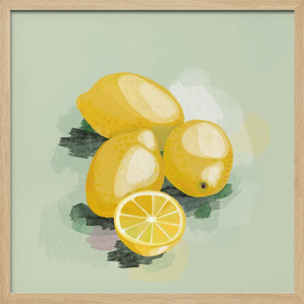 Three and a half lemons | Poster