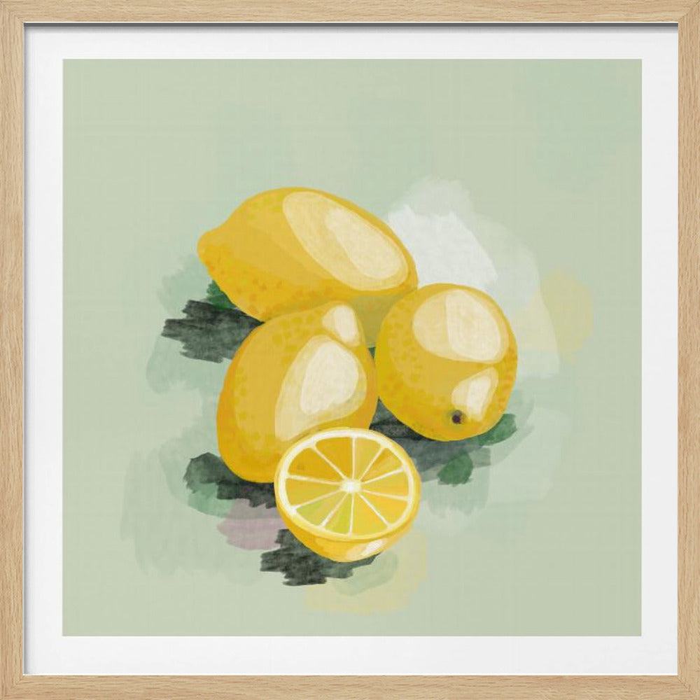 Three and a half lemons | Poster