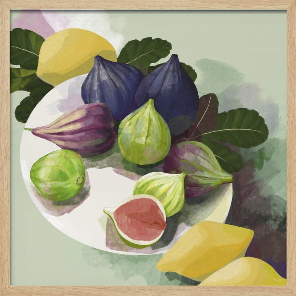 Figs and lemons | Poster