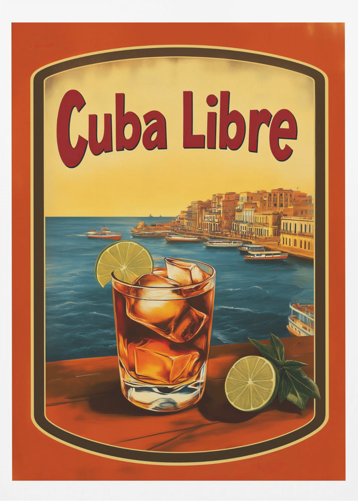 Cuba Libre Vintage Reklam | Affisch