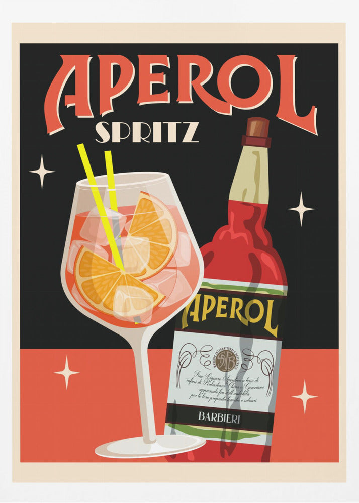 Aperol Spritz_Black | Poster