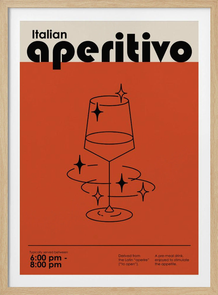 Italiensk aperitif | Poster