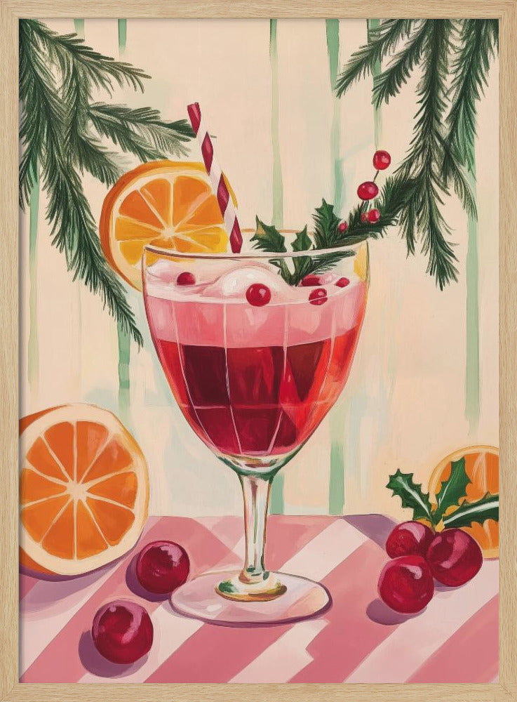 Julens röda cocktail | Poster