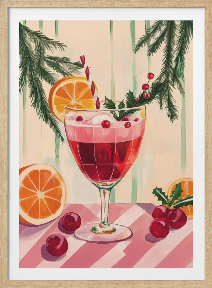 Julens röda cocktail | Poster