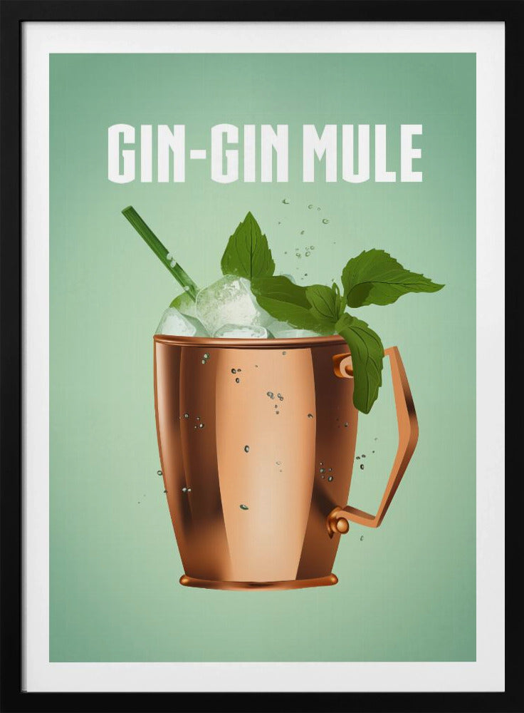 Gin Gin Mule Koppar | Poster