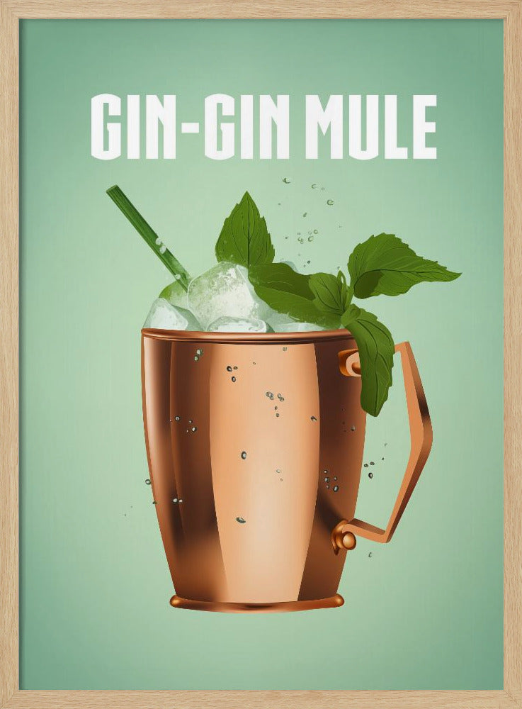 Gin Gin Mule Koppar | Poster