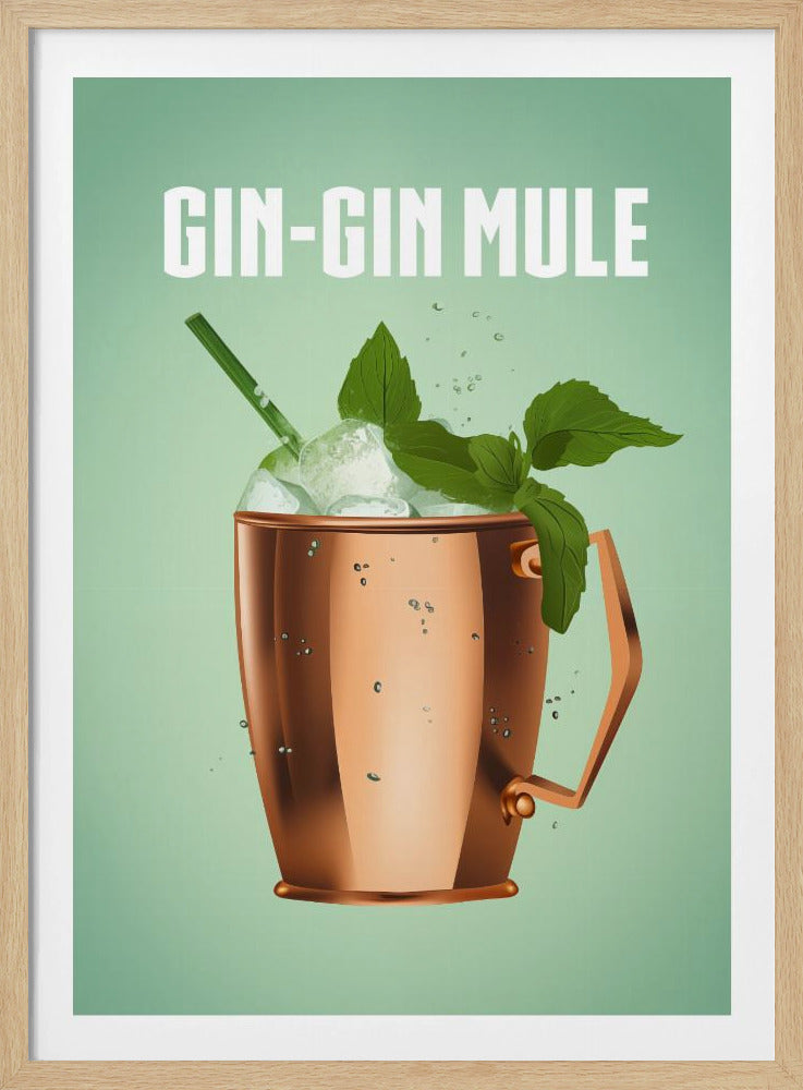 Gin Gin Mule Koppar | Poster