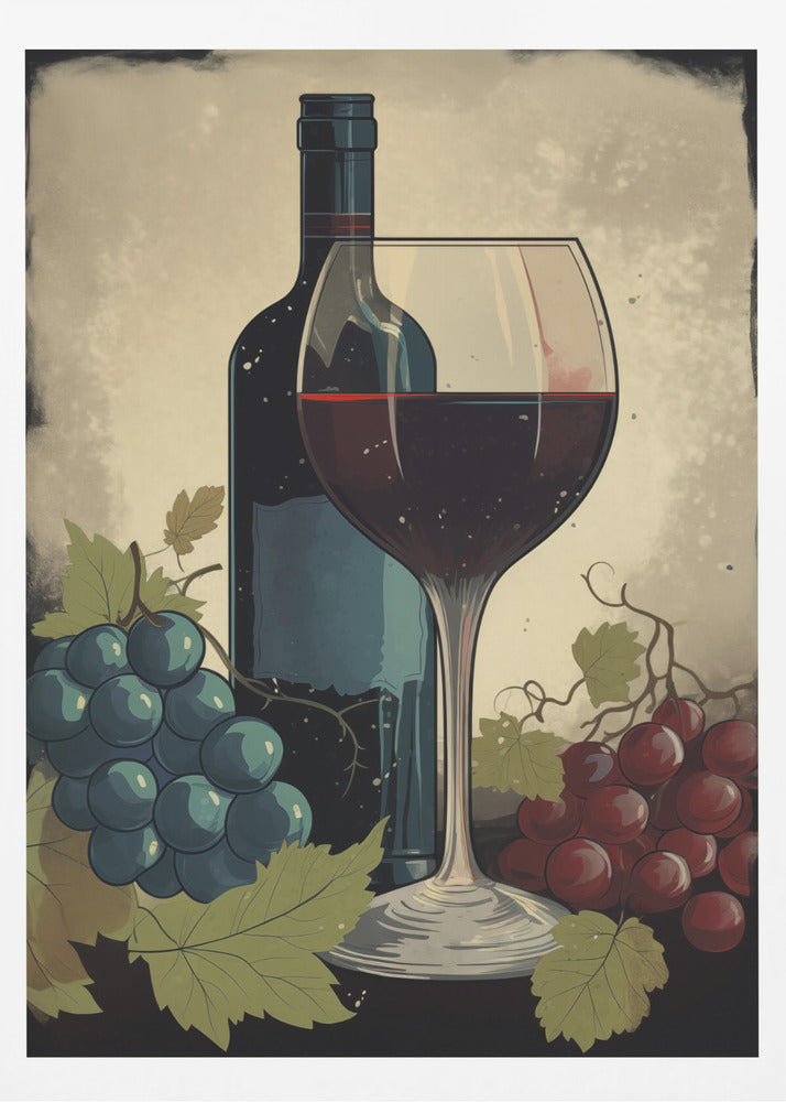 Rött Rött Vin Nr 4 | Poster