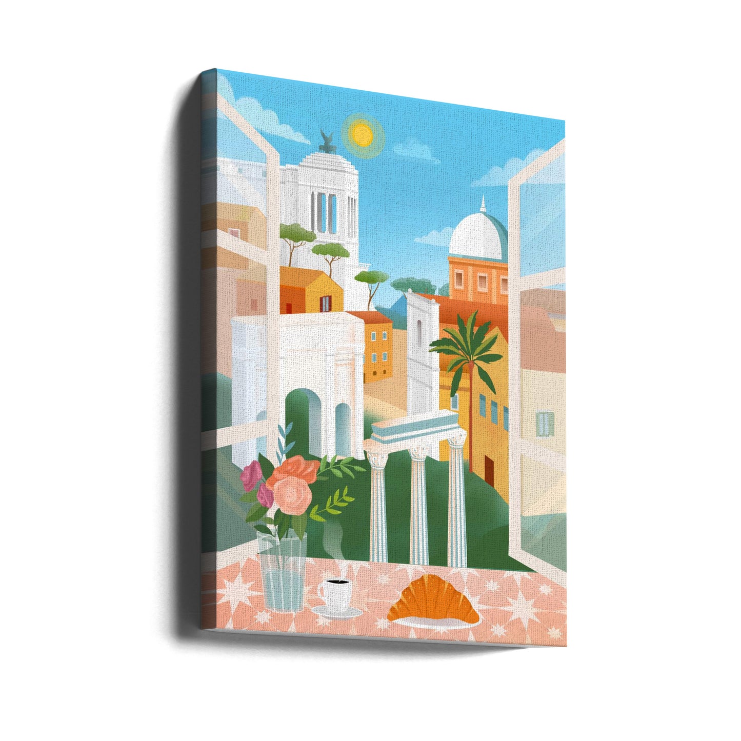 Emily In Rome | Canvas