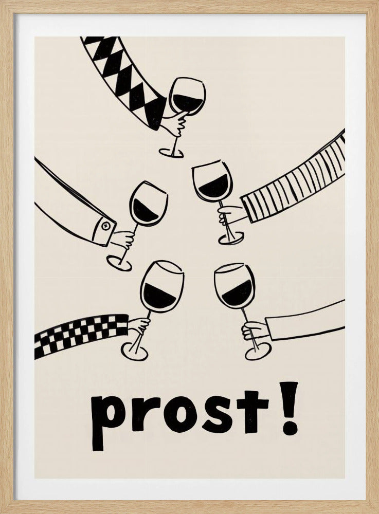 Prost! Vinfest med vänner | Poster