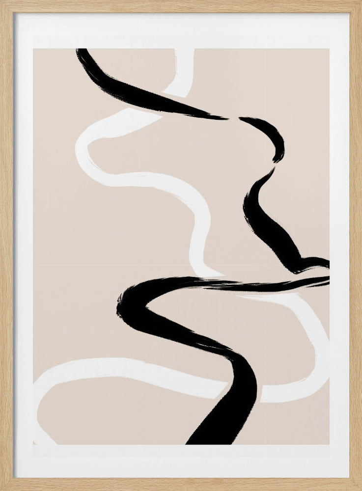 Flowing Ink Trails | Poster