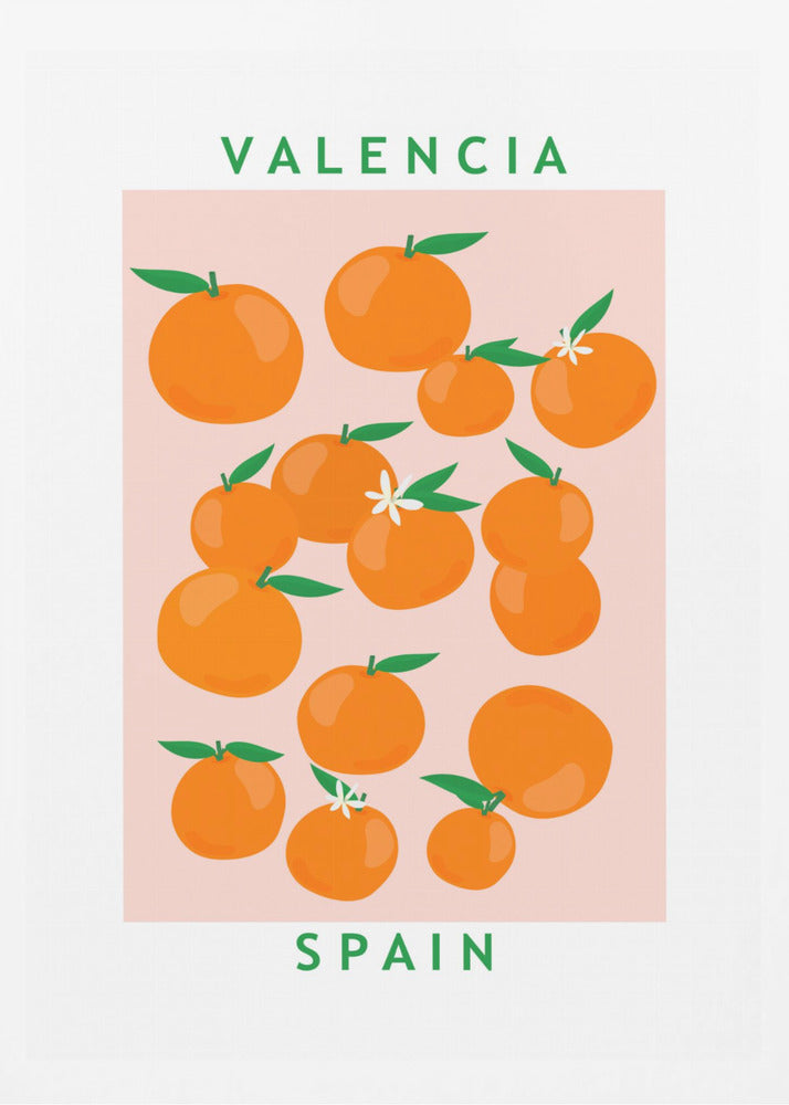 Blumenmarkt Orangen | Poster