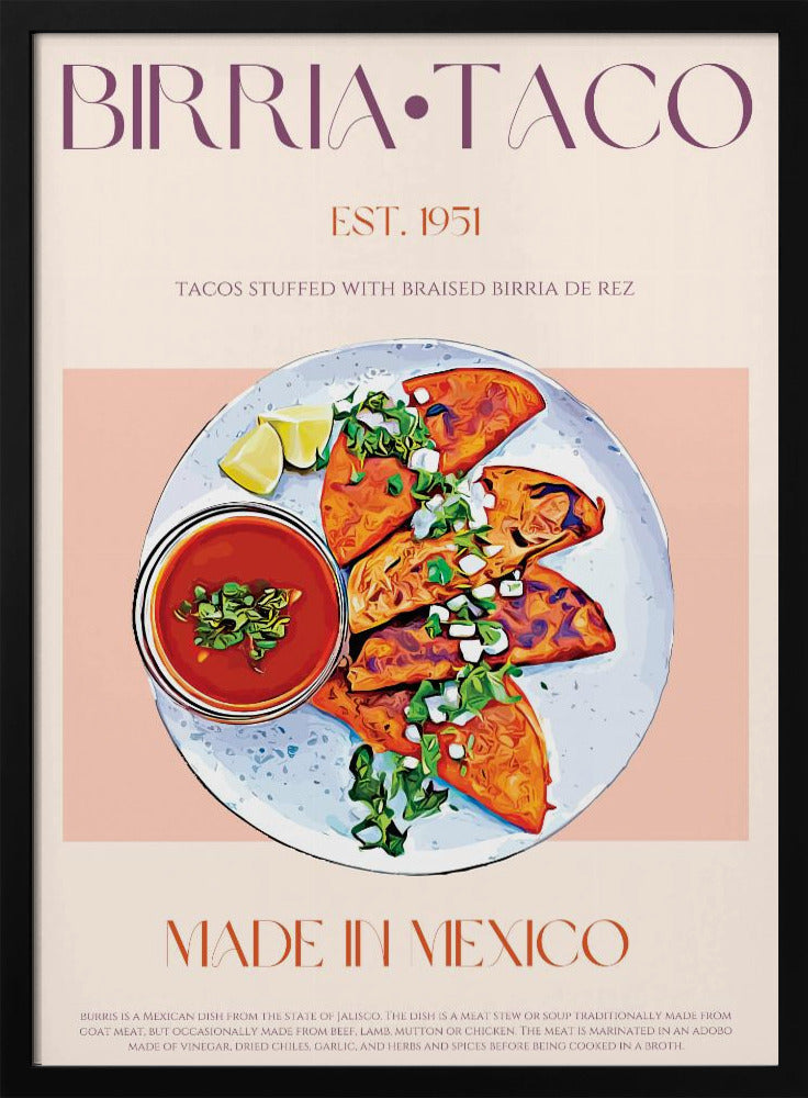 Läckra Birria-bitar | Poster