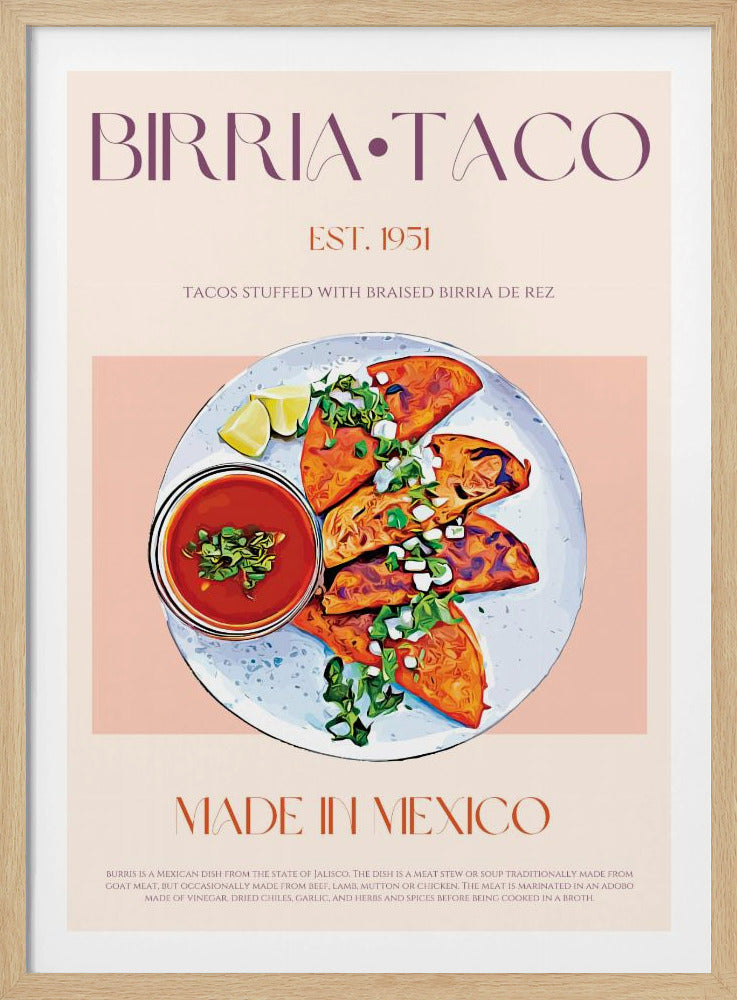 Läckra Birria-bitar | Poster