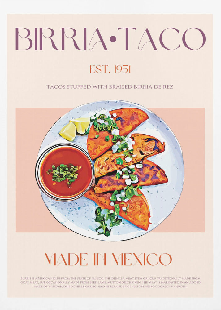 Läckra Birria-bitar | Poster