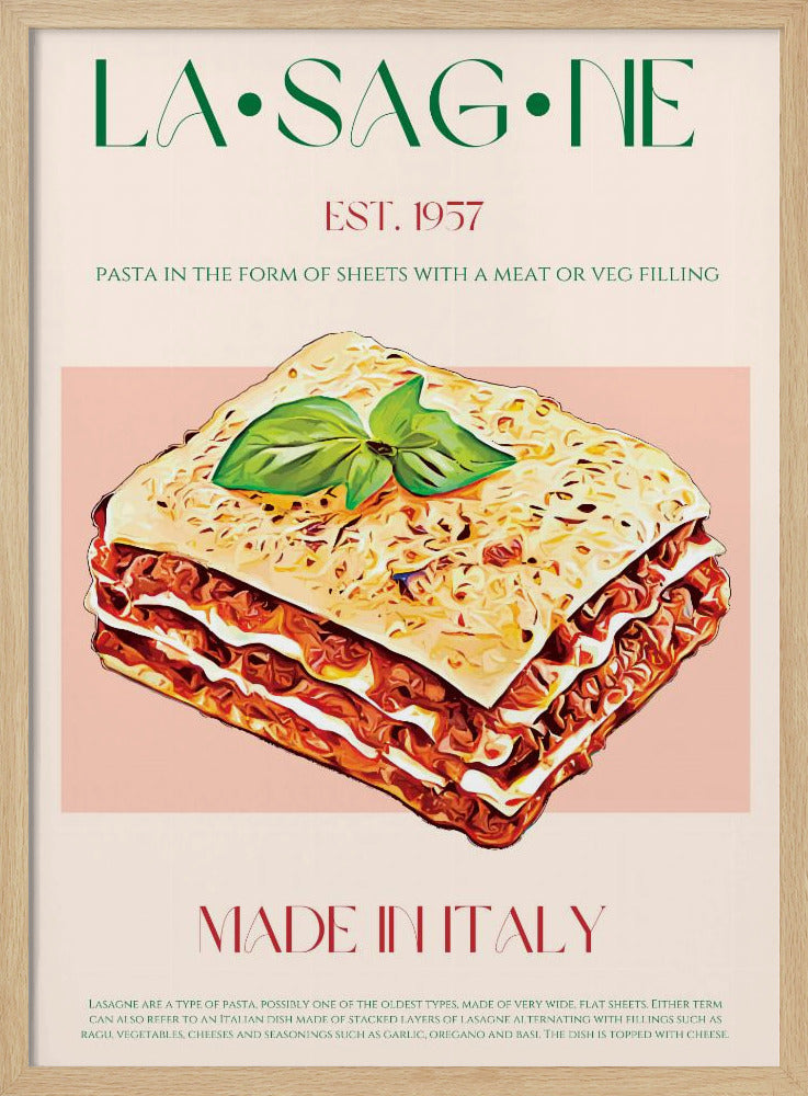 Lager av lasagne | Poster