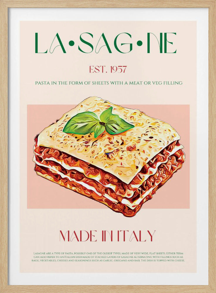 Lager av lasagne | Poster